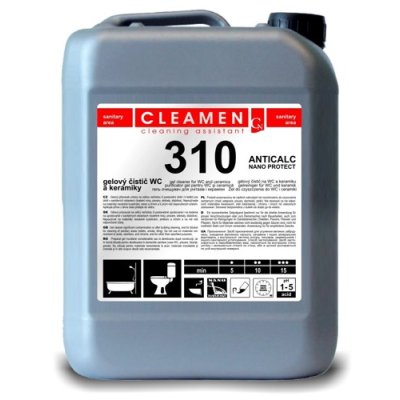 CLEAMEN 310, prostředek čistící, na WC a keramiku, kyselý, 5 L