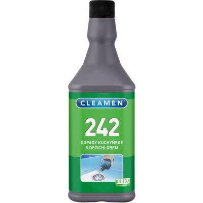 Cormen,  CLEAMEN 242, prostředek čistící, kuchyňské odpady, s dezichlórem, 1 L - CNVC242010095.png