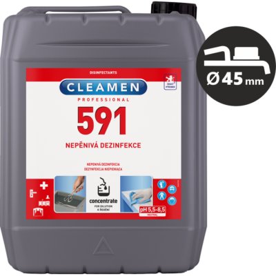 CLEAMEN 591, nepěnivá dezinfekce , 5L
