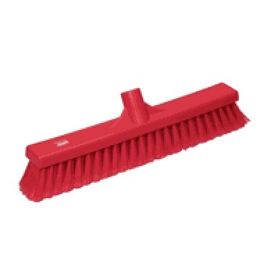 Vikan, smeták podlahový, 400 mm, 100°C, měkký, červený