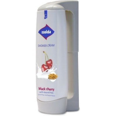 ISOLDA, mýdlo tekuté, černá třešeň s mandlovým mlékem, bílé, 500 ml