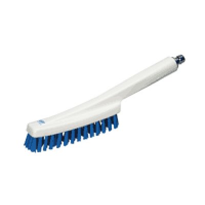 Vikan, kartáč ruční průtočný se spojkou, 350 mm, 121°C, tvrdý, modrý