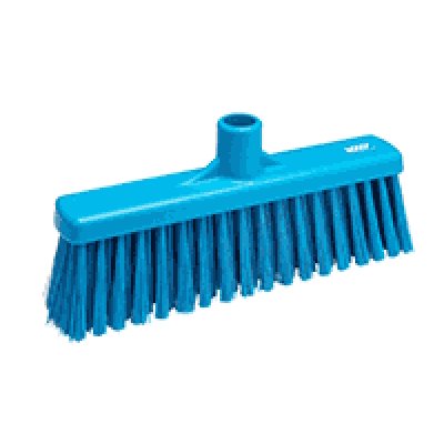 Vikan, smeták s objímkou, 300 mm, 121°C, střední, modrý