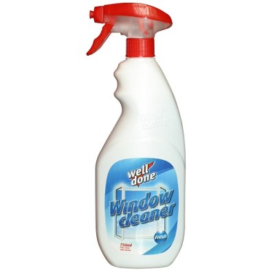 Well Done, čistič na okna 750 ml, fresh