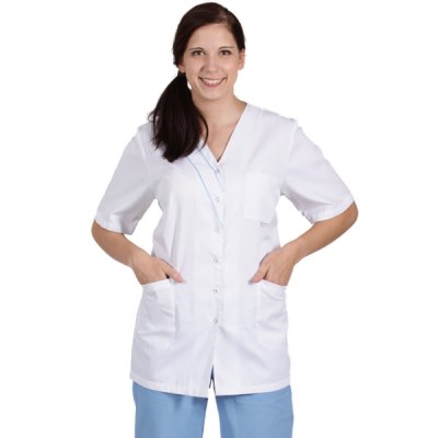 TDX Halena dámská propínací ANNA, BA/PES, VS168, bílá/mentolová