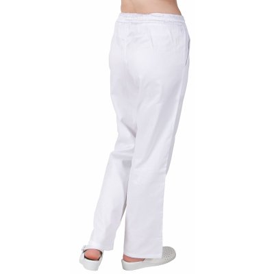 TDX Kalhoty unisex do pasu, BA, VS182/168, bílé - Unisexové pracovní kalhoty, bílé