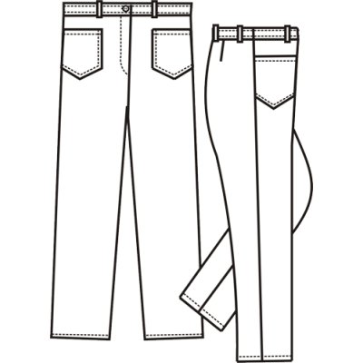 TDX Kalhoty dámské ANETA, BA, VS176, bílé