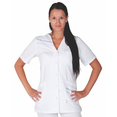 TDX Halena dámská propínací LÝDIE, BA/PES, VS168, bílá/2světle modré+1středně modrá výpustka - TD223001000W1Q2_01.jpg