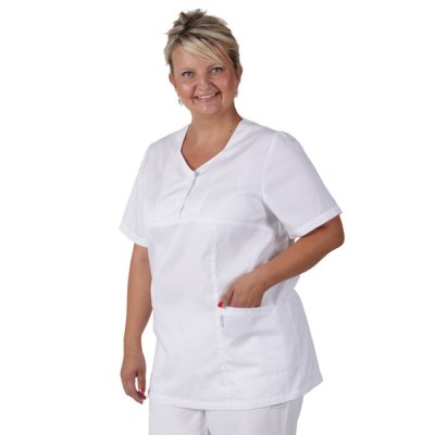 TDX Halena dámská přes hlavu IRENA, BA, krátký rukáv, VS168, bílá - TD2204010000000_01.jpg