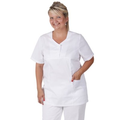 TDX Halena dámská přes hlavu IRENA, BA, krátký rukáv, VS168, bílá