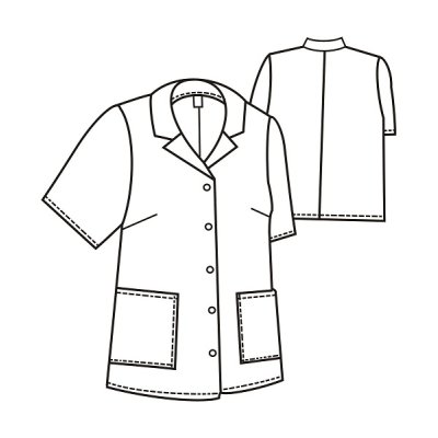 TDX, Dámská košilová halena propínací, VS170, bílá DOPRODEJ