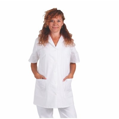 TDX, Dámská košilová halena propínací, VS170, bílá DOPRODEJ