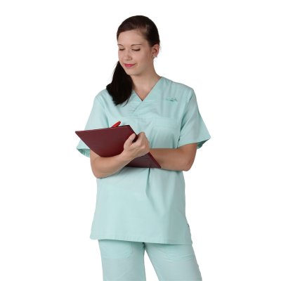 TDX Halena unisex přes hlavu, BA/PES, VS182, světle zelená - Pracovní halena směnná 1262 - zelená