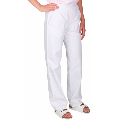 TDX Kalhoty dámské PAVLA,  BA, v pase zápinky, VS168, bílé - Dámské pracovní zdravotnické kalhoty, bílé