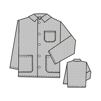 TDX Blůza pánská pro řezníky letní, BA, VS182, pepito