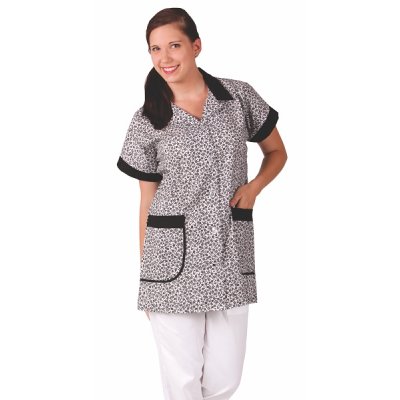 TDX Halena dámská propínací, BA, VS170, černobílý potisk/černá - TD120406000M101_01.jpg