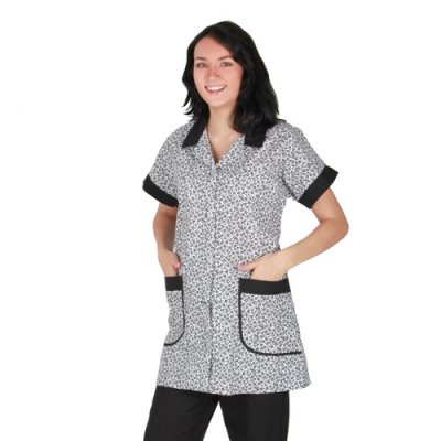 TDX Halena dámská propínací, BA, VS170, černobílý potisk/černá