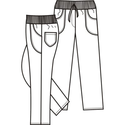 TDX Kalhoty dámské SOFIE, BA, VS168, bílé/bílý úplet