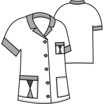 TDX Halena dámská propínací 3/4, BA, VS170, červená