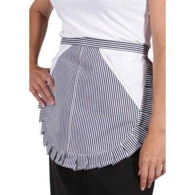 TDX Zástěrka dámská, modrá/bílá - Dámská zástěra 0015 - detail