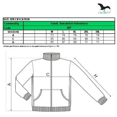 Adler, Mikina pánská Adventure