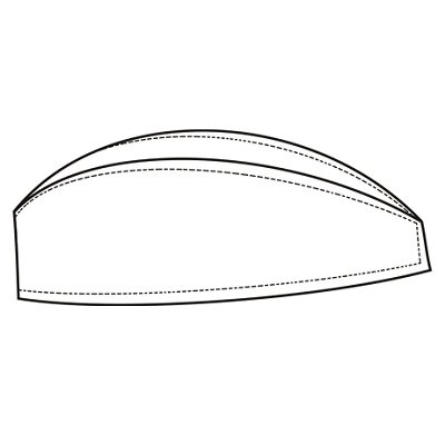 TDX Čepice lodička jednoduchá, BA, bílá