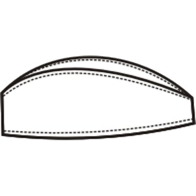 TDX Čepice lodička jednoduchá, BA, bílá - TD0730020000000_02.png