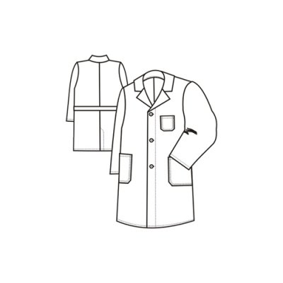 TDX Plášť pánský propínací, VS182, tmavě modrý