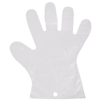 Rukavice HDPE, jednorázové, transparentní, 100 ks, L (30.08016)