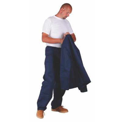 TDX, Pánská montérková souprava do pasu, VS170, tm.modrá - Pánská souprava 0820 - tmavě modrá