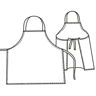 TDX, Pánská zástěra s laclem, VS182, tm.modrá DOPRODEJ poslední kusy