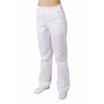 TDX Kalhoty dámské, BA, v pase zápinky, VS170, bílé - Dámské kalhoty 0470 - bílé