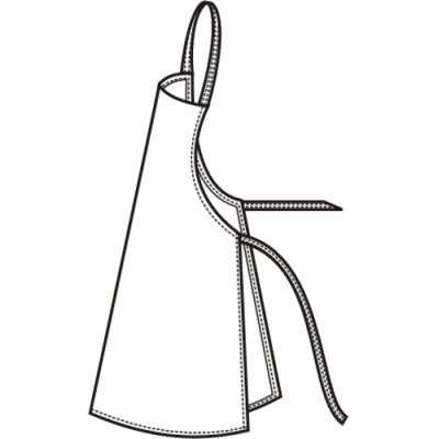 TDX Zástěra s laclem, 88x120cm, pogumovaná, VS182, bílá - TD0063000000000_02.png