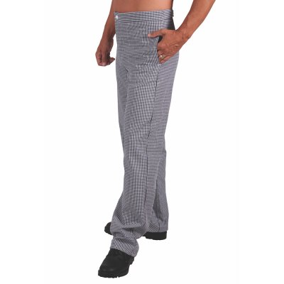 TDX Kalhoty pánské, BA, VS182, černobílé pepito - Pánské gastro kalhoty 0462, pepito