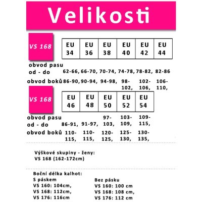 TDX Kalhoty dámské LEONA, BA, zip, VS168, bílé