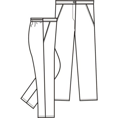 TDX Kalhoty dámské LEONA, BA, zip, VS168, bílé