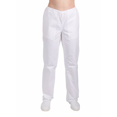 TDX Kalhoty dámské, BA, pas do gumy, VS158, bílé - Dámské kalhoty 0471 - bílé