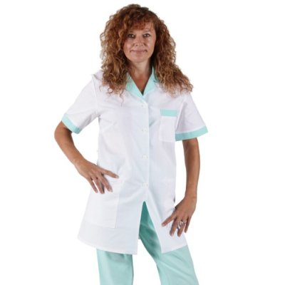 TDX Halena dámská propínací, BA, VS170, bílá/zelený mentol