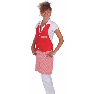 TDX Zástěra s laclem, BA, VS182, červenobílý proužek/červená - TD006082000F707_01.jpg