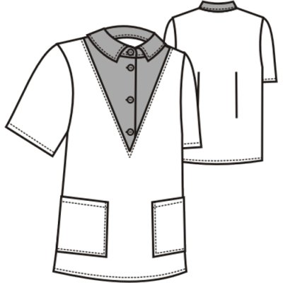 TDX Halena dámská propínací, BA, VS170, puntík/bílá