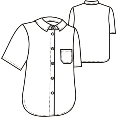 TDX, Dámská košilová halena ALICE, VS168, bílá - TD2226000000000_02.png