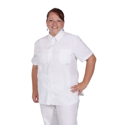 TDX, Dámská košilová halena ALICE, VS168, bílá - Damská košile ALICE - bílá