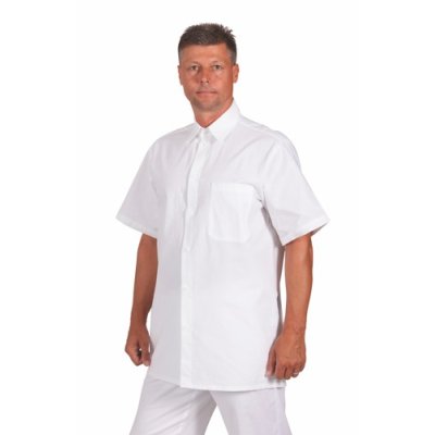 TDX, Pánská letní košile, krátký rukáv, bílá DOPRODEJ poslední kusy