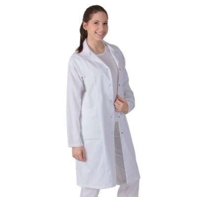 TDX, Dámský plášť MONIKA, VS168, 200g/m2, bílý - Dámský plášť MONIKA - bílý.