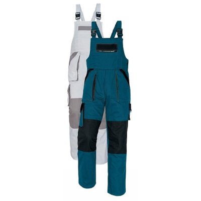 Červa, MAX kalhoty s laclem 260 g, zelená- černá - Proudloužené