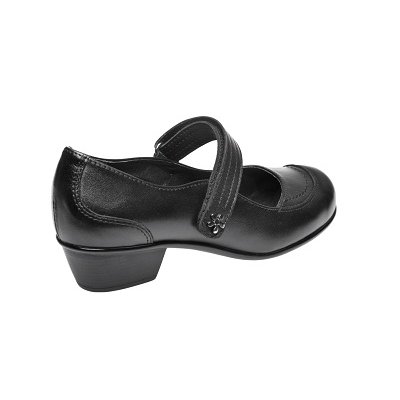 Bennon, Obuv polobotka dámská, s páskem, VIOLA, černá, vel. 36 - 42