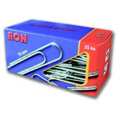 Spony aktové 75 mm, 25 ks
