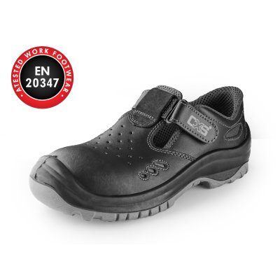 CS, Obuv sandál Safety Steel IRON S1, černá