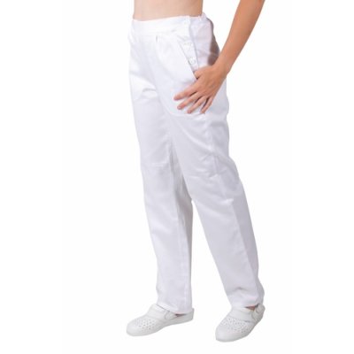 TDX Kalhoty dámské, BA, boční zapínání, VS158, bílé