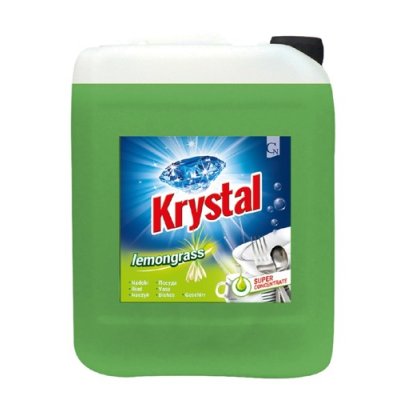 KRYSTAL, prostředek čistící, na nádobí, Lemongrass, 5 L